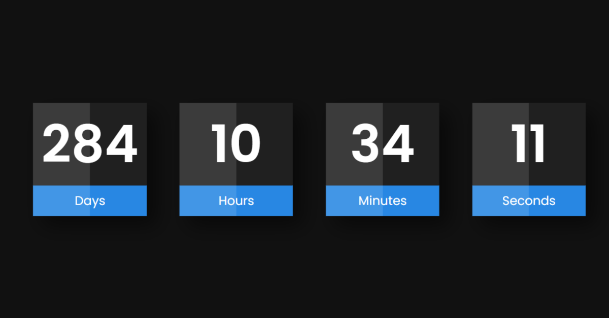You are currently viewing Responsive Countdown to a Certain Date With JavaScript