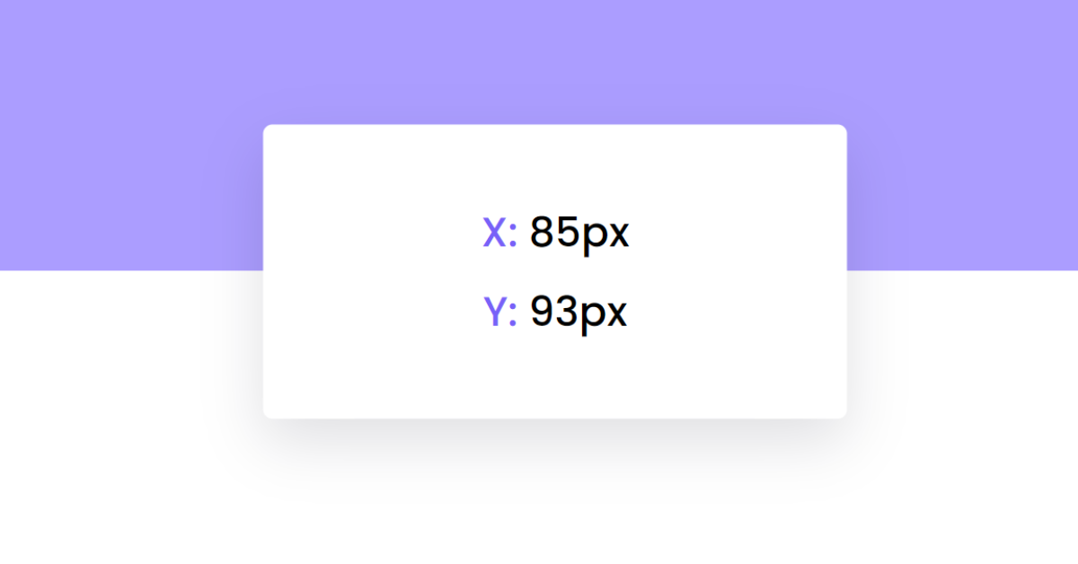 Get Mouse Position using HTML CSS JavaScript