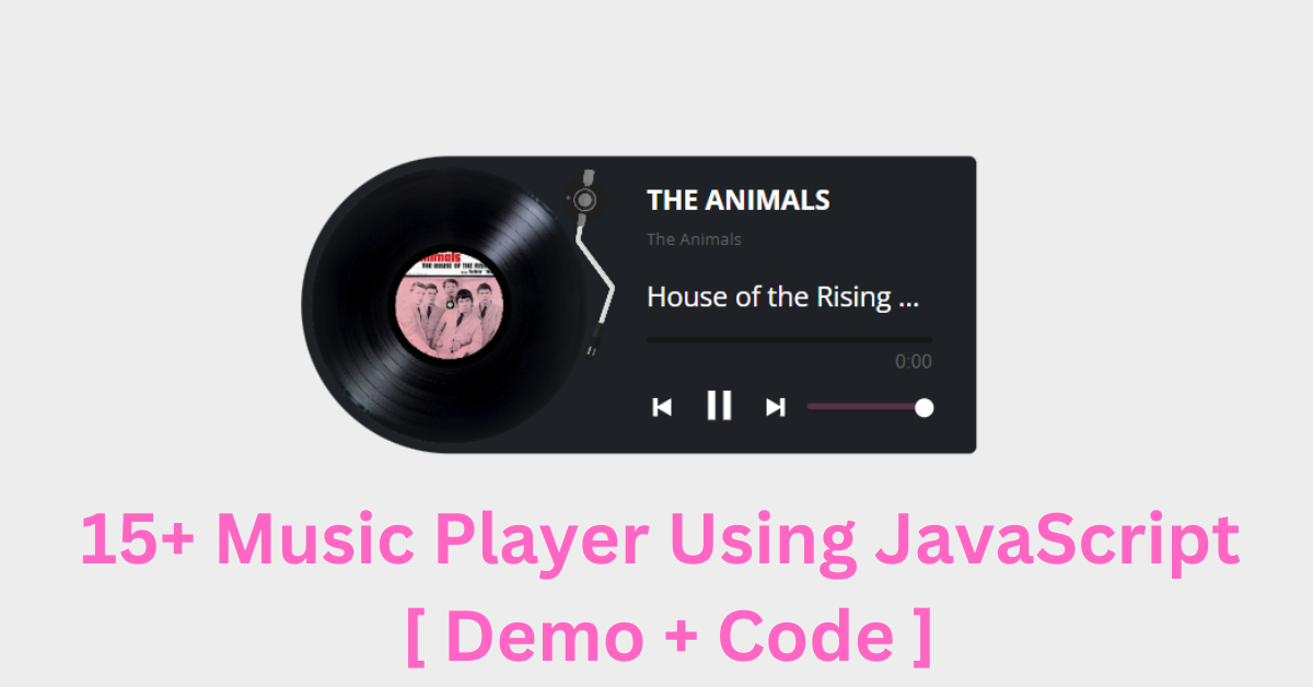 Build a Music Player with JavaScript - Live Coding Tutorial 