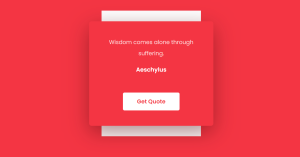 Read more about the article Random Quote Generator using HTML, CSS & JavaScript