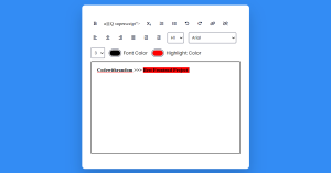 Rich Text Editor using HTML, CSS & JavaScript (Source Code) Read more about the article Rich Text Editor using HTML, CSS & JavaScript (Source Code)