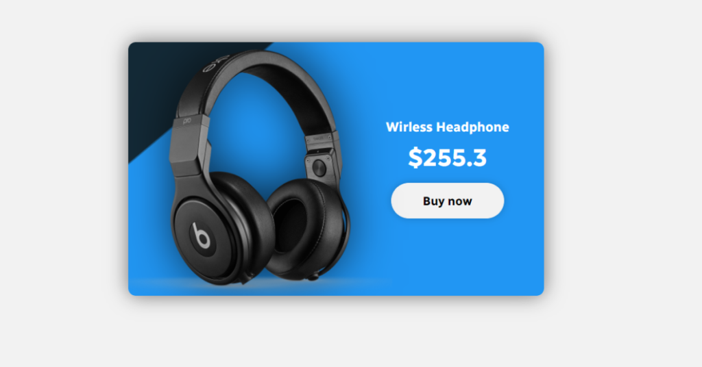 Responsive Product Card Using HTML & CSS