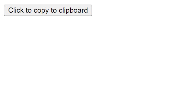 Copy to Clipboard using HTML ,CSS & JavaScript 