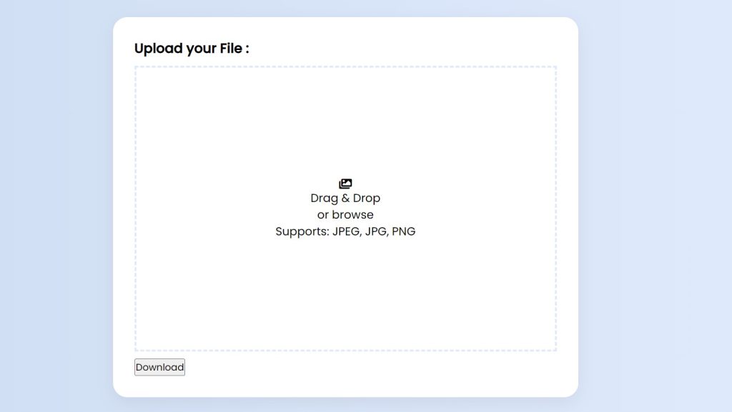 Drag and Drop File Upload With Preview Using JavaScript