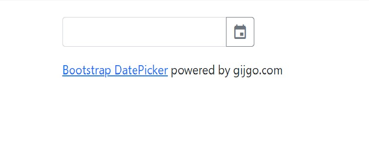  Bootstrap Date Picker 