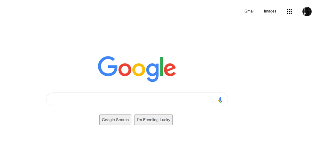 Google Homepage Using HTML and CSS