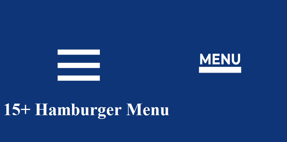 16 Hamburger Menu Icons Hamburger Menu Icons