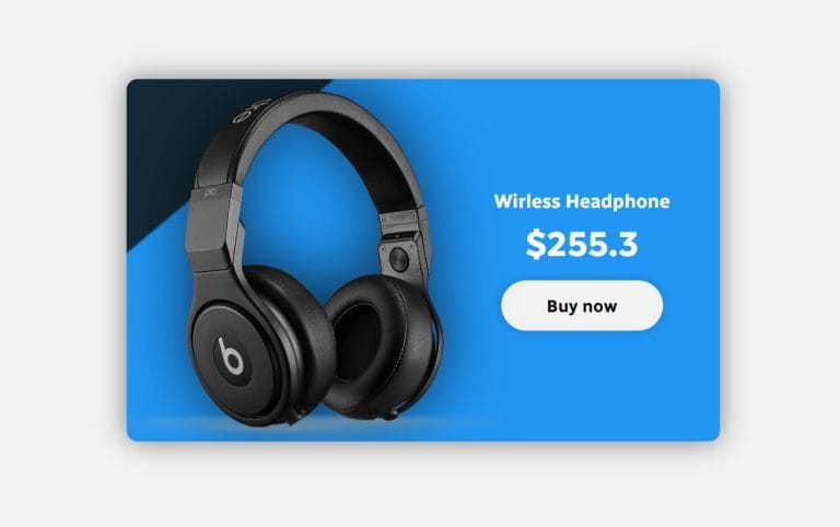 Responsive Product Card Using HTML & CSS