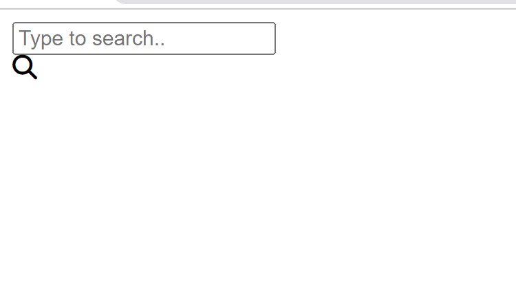 Search Bar With Autocomplete using HTML & JavaScript