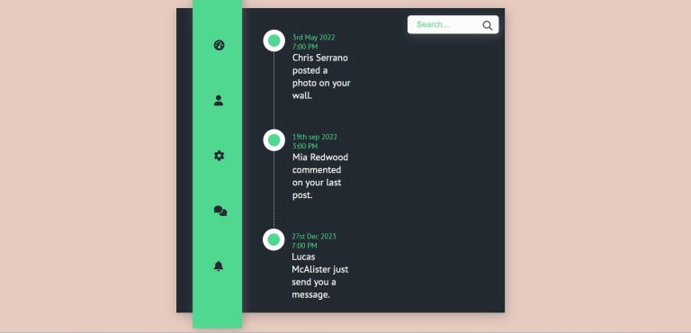 How to Create a Vertical Timeline Using HTML & CSS