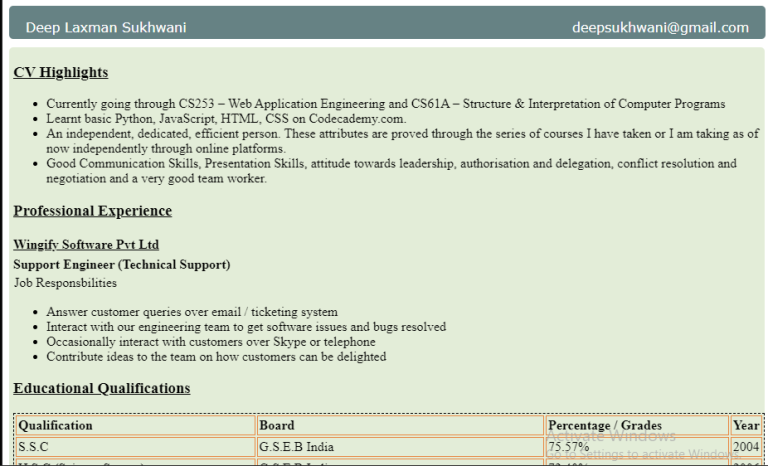 18 HTML Resume Templates (Demo + Free Code)