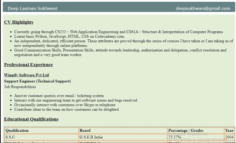 18 HTML Resume Templates (Demo + Free Code)