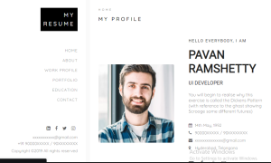 27+ Free Resume Templates Using HTML And CSS