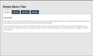 15+ jQuery Tab Bars (Demo + Code)