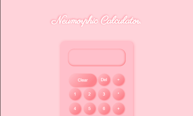 19 CSS Neuromorphic Designs (Example + Free Code)