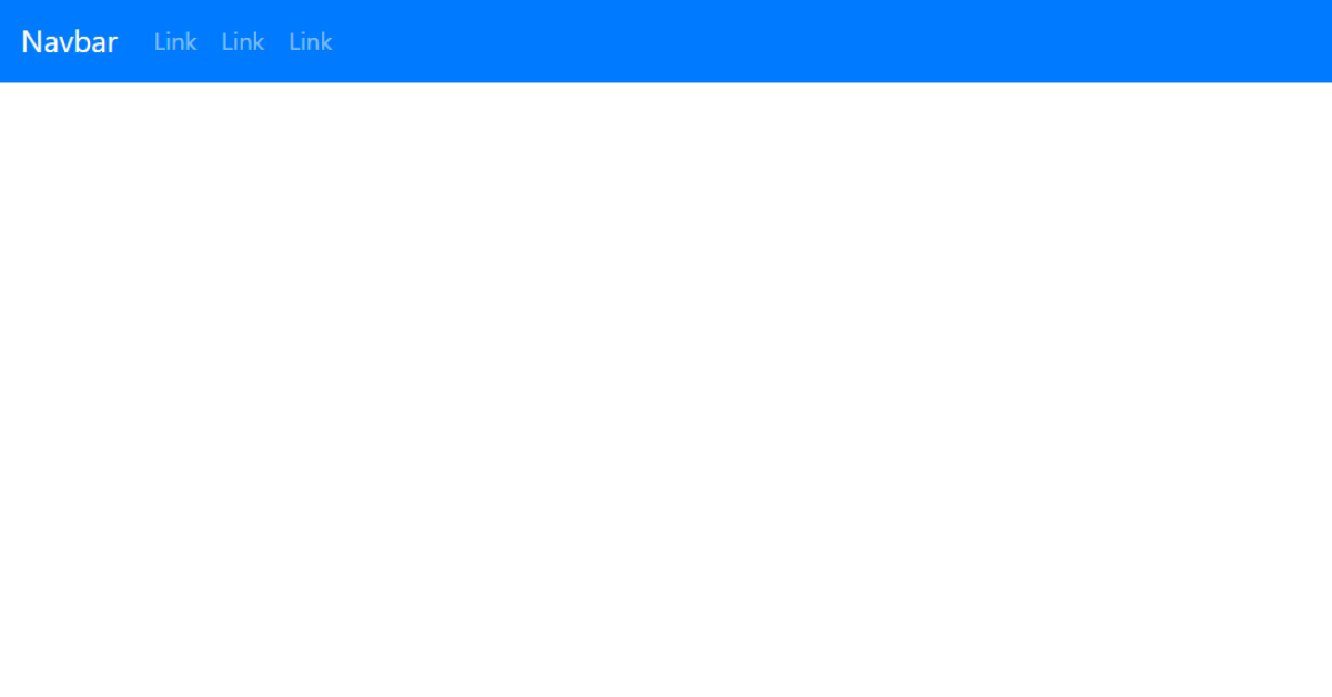 Bootstrap Responsive Navbar