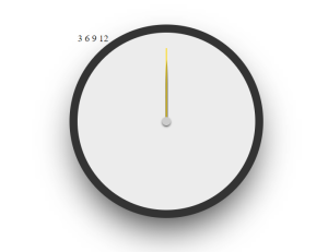 Analog Clock using HTML, CSS and JavaScript