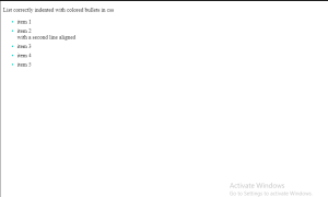 CSS Lists