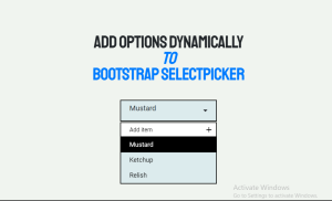 Bootstrap Select Menus