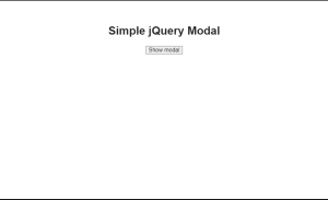 jQuery Modal Dialog Windows