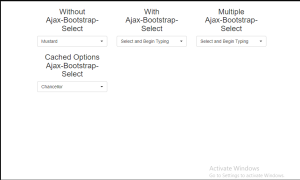 Bootstrap Select Menus