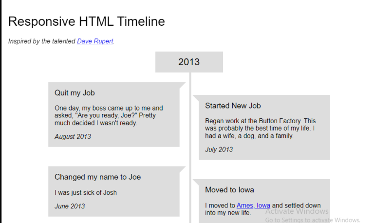 15+ Bootstrap Timelines Examples With Code