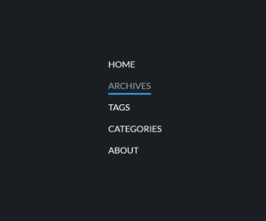 CSS Menu Hover Underline Effect CSS Menu Hover Underline Effect