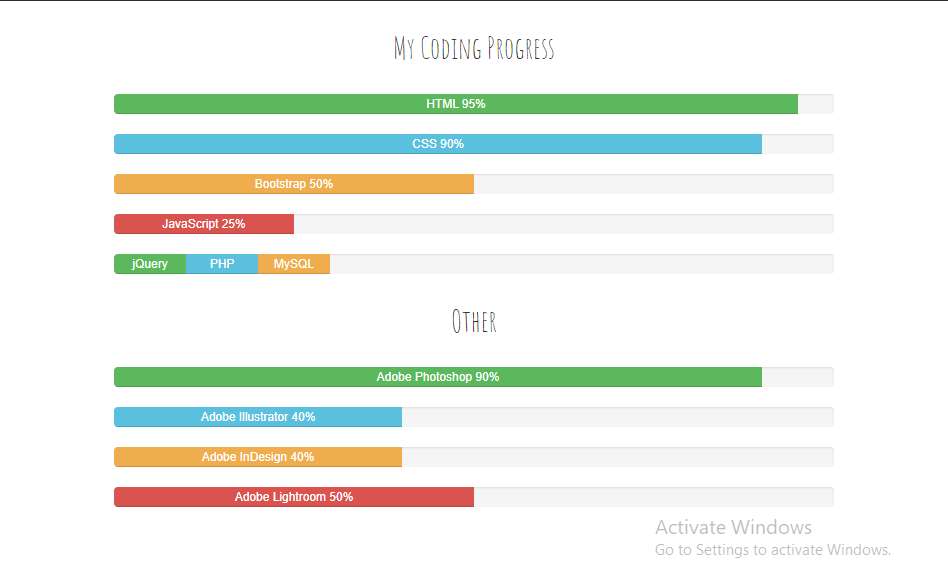 15+ Bootstrap Progress Bars (Demo + Code)
