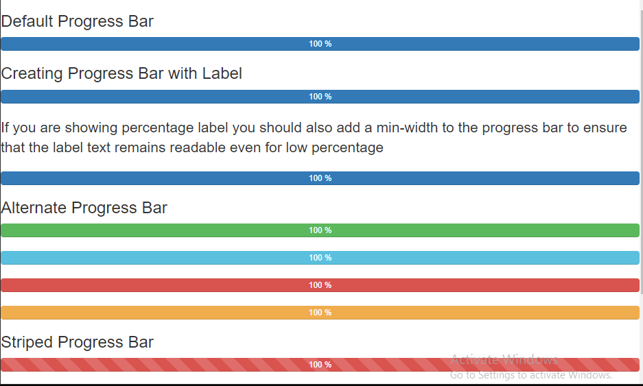 15+ Bootstrap Progress Bars (Demo + Code)