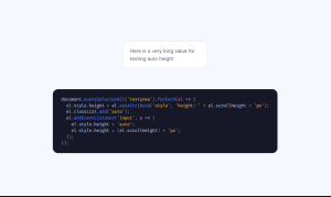  css textarea style