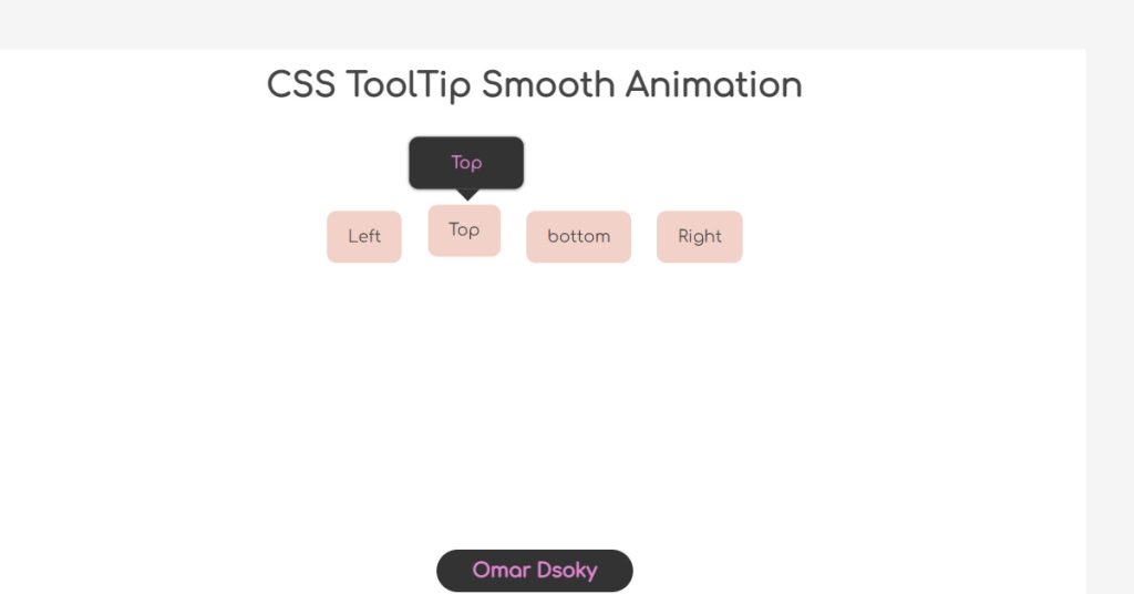 Best 15 CSS Tooltip Designs Templates