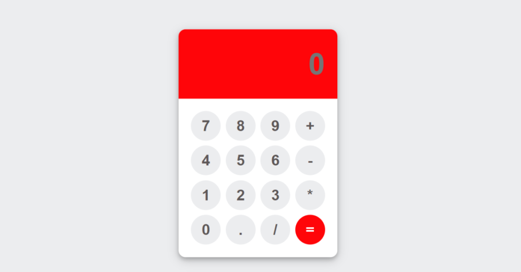 How to Create a Calculator using HTML,CSS and JavaScript?