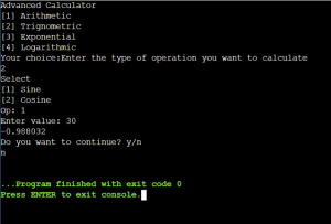 Creating Advanced Calculator using C++ (Source Code)