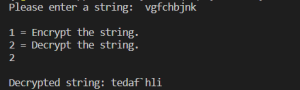  Encryption-Decryption project using C++