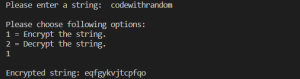  Encryption-Decryption project using C++