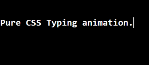 26 CSS Typing Text Effects