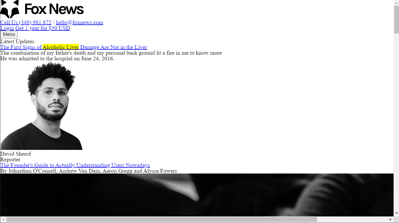 Create News Website Using HTML and CSS (Source Code)