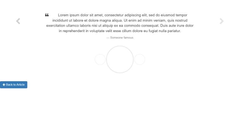 Top 15+ Bootstrap Testimonial Carousel examples