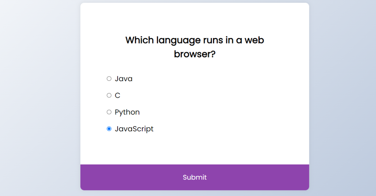 You are currently viewing 15+ Quiz Apps Using JavaScript