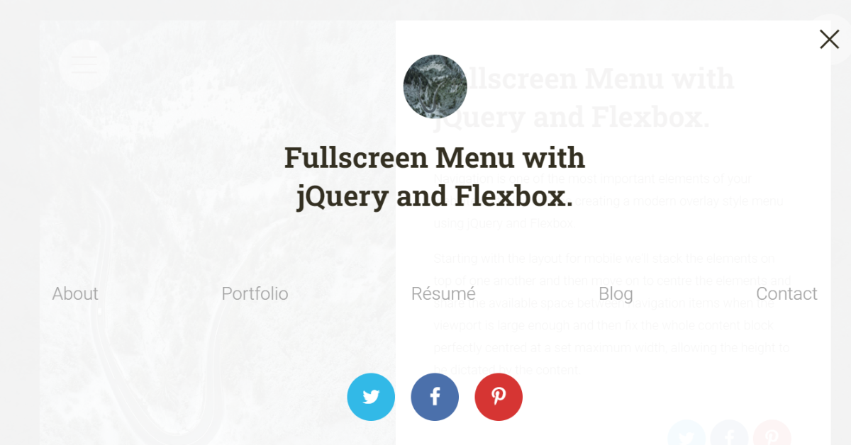 You are currently viewing 15+ jQuery Fullscreen Menus [ Code + Demo]