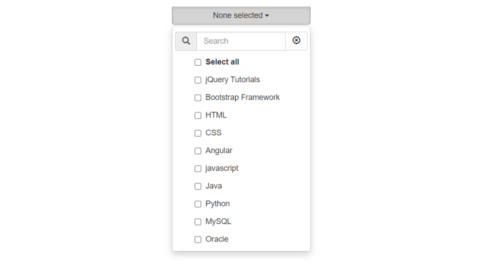 15+ Bootstrap Multiselect Dropdown Examples (Demo + Code)