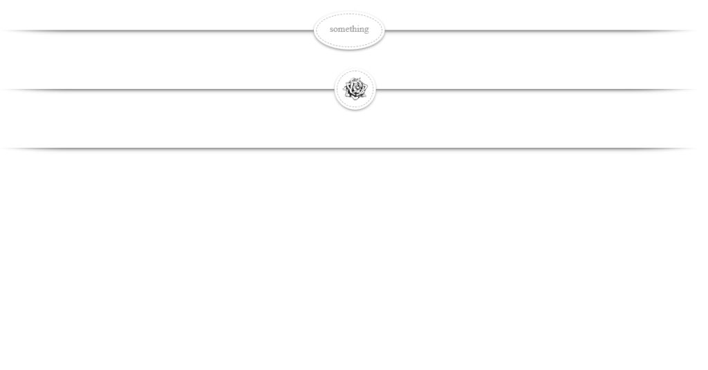CSS Dividers Design CSS Dividers Design