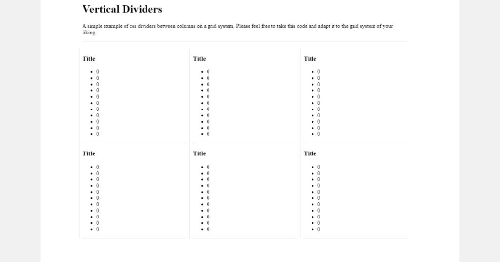 CSS Dividers Design CSS Dividers Design