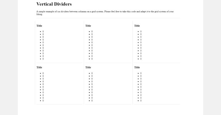 20+ CSS Dividers Designs with Source Code
