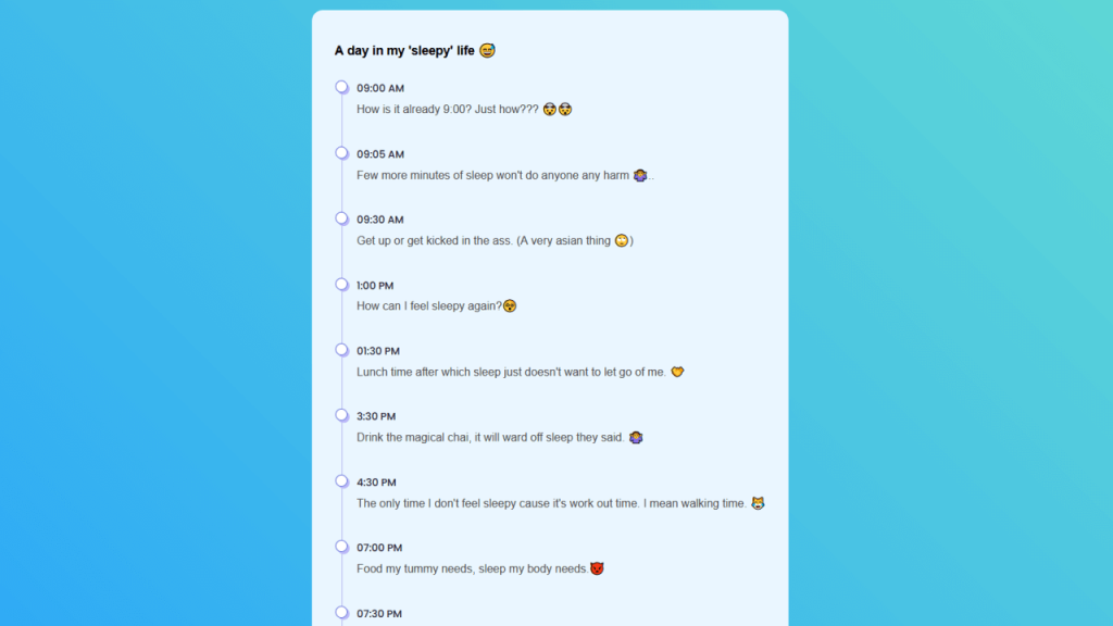 30+ CSS Timelines (Example + Code) image.