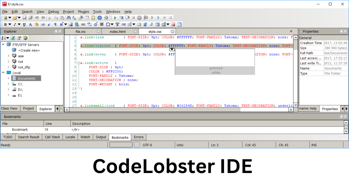 Read more about the article Free PHP, HTML, CSS, JavaScript/TypeScript editor – CodeLobster IDE