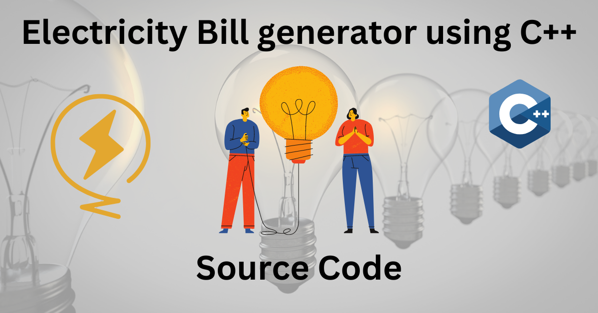 Electricity Bill generator using C++