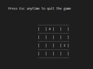 2048 Game in C++ With Source Code