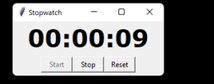 make a stopwatch using python