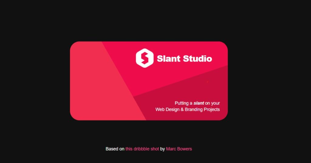 Top 30+ CSS Business Cards Examples 2023
